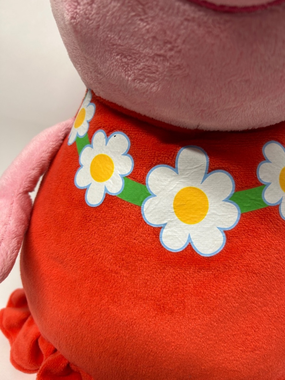 Hasbro Peppa Pig Jumbo Plush 24” Stuffed Animal Floral Dress 2021 Large Toy - Picture 4 of 6